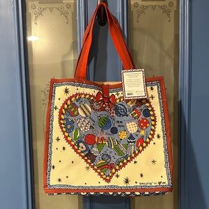 Colorful Heart Tote Bag Brighton NWT